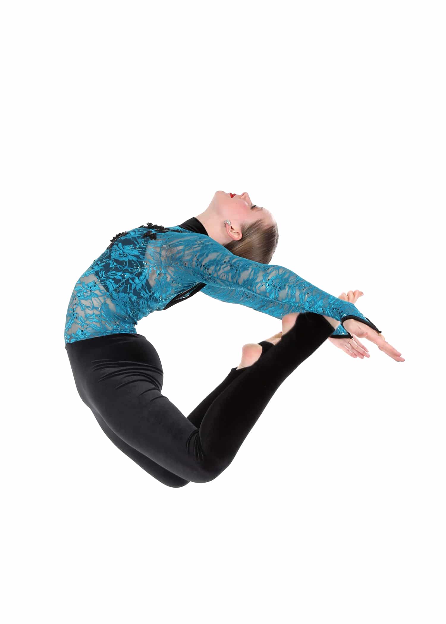 acro dancer in dance pose