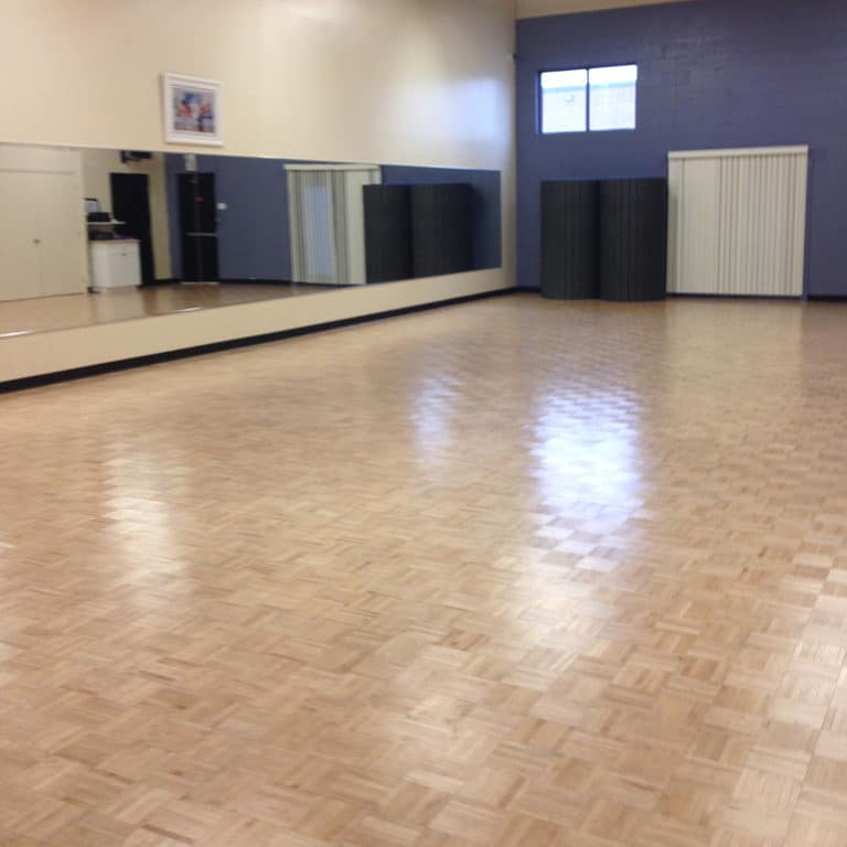 Large, bright and airy dance studio #3 at The Dance Shoppe in Milton